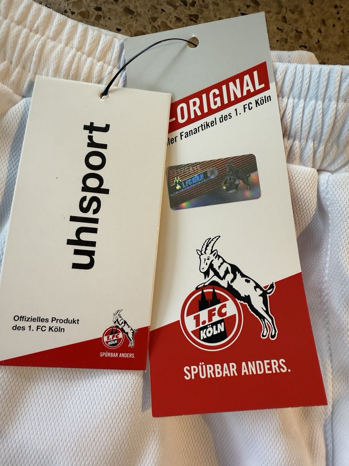 FC Koln Uhlsport 20/21 Cologne Home Soccer Football Shorts Lined EU 3XL US 2XL