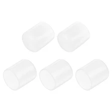 5pcs Rubber End Caps Protective Caps 27mm(1") ID Bolt Cap Clear