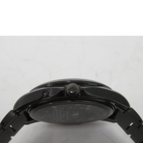 SEIKO Selection SBTM333 Mens Radio Solar Watch Date Titanium Black Excellent - Picture 2 of 7