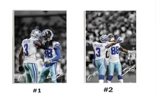 CeeDee Lamb Poster, George Pickens Poster, Signed Football Poster, Gift