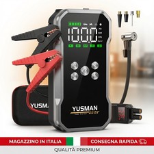 Avviatore Batteria Auto 8000A con Compressore 160 PSI, Booster 12V LCD...