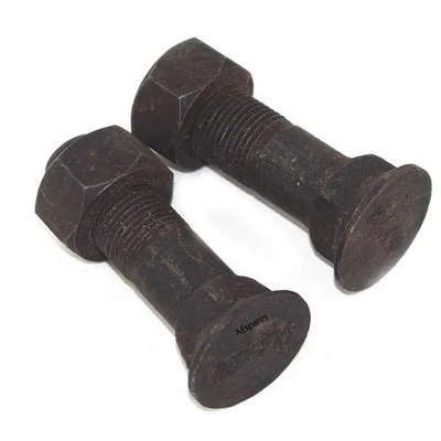 Front Rear Bucket Digging Teeth Nut Bolt Pair Fits For JCB 3CX 4CX 3DX Backhoe - image 1 of 4