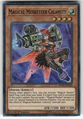 Spirit Warriors #SPWA-EN020 Magical Musketeer Calamity