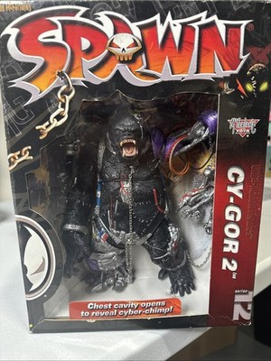 CY-GOR 2 WITH CYBER-CHIMP SPAWN SPECIAL BOXED EDITION 8 INCH FIGURE MCFARLANE