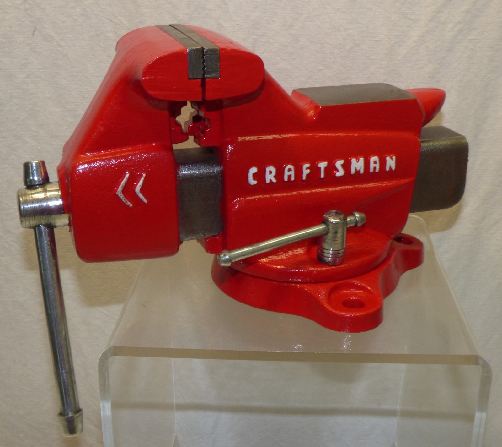 Vintage Sears CRAFTSMAN Machinist Swivel Bench VISE 506-51801 USA 3 1/2" Jaws