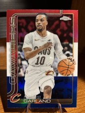 2025-26 Topps Chrome Basketball Darius Garland Red White & Blue Refractor #76