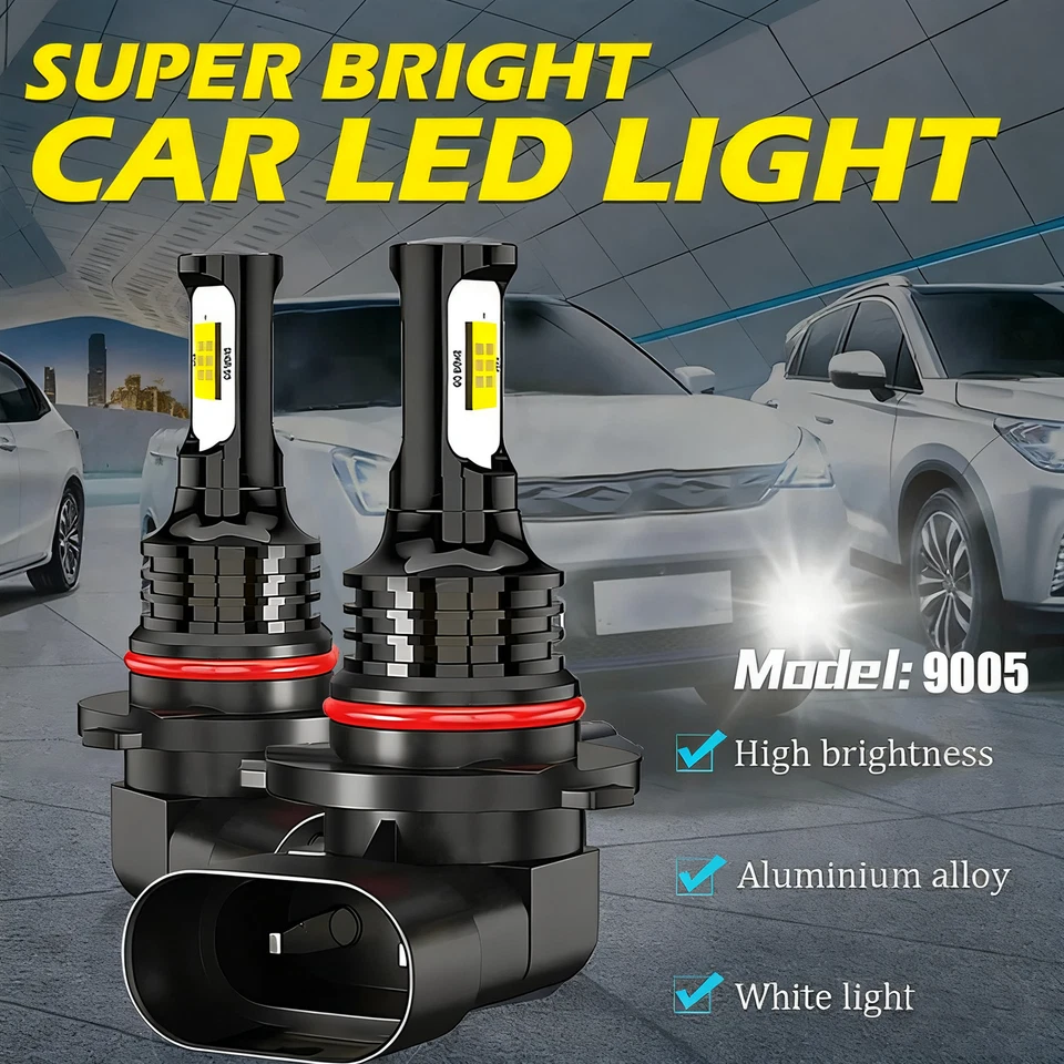 Kit de faros LED para coche Chrysler Town & Country 1998-2000 bombillas haz alto/bajo Foto 2 de 4