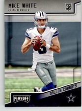 Mike White 2018 Panini Playoff 239 Dallas Cowboys Rookie