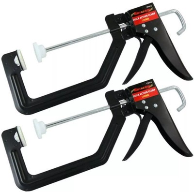 Neilsen 2 Stück Quick Grip Speed Clamp Schreiner Holzarbeiten DIY Klemmen 6'' 150 mm