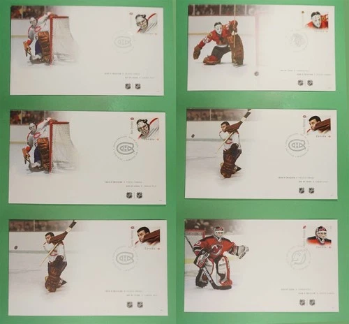 DR WHO 2015 CANADA 12 FDC HOCKEY SPORTS TEAMS R45951