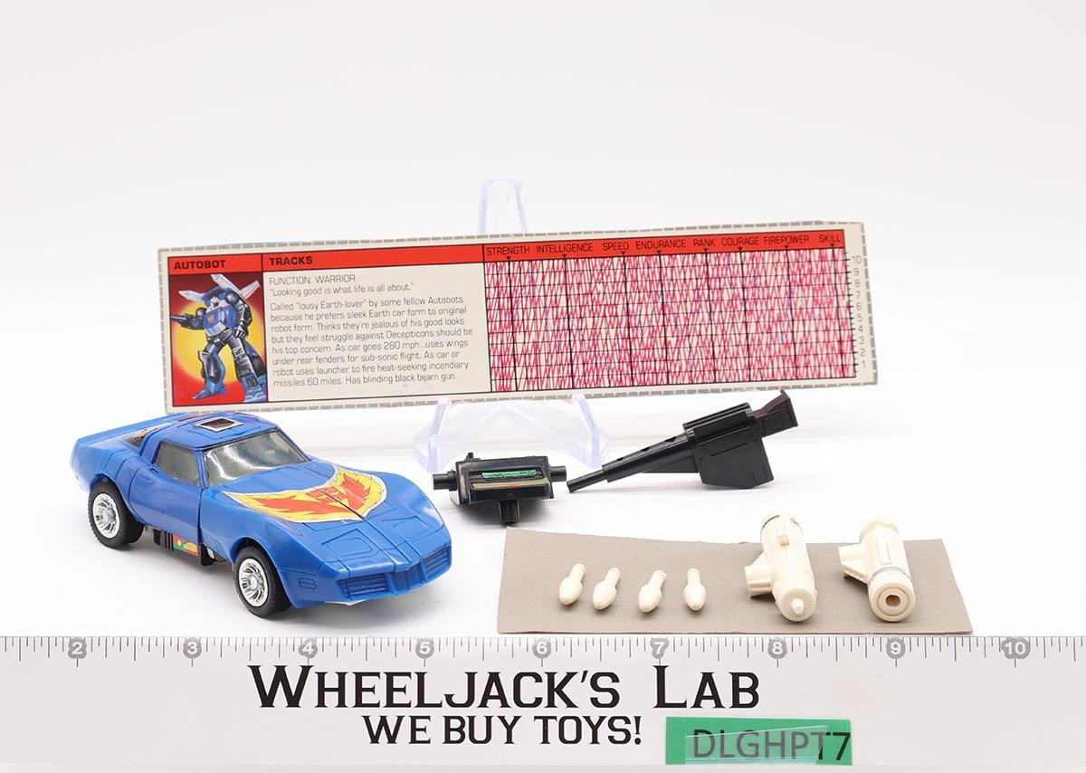 Tracks 100% Complete 1985 Vintage Hasbro G1 Transformers Action Figure