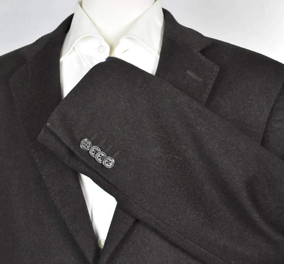 Arnold Brant Men's Colombo Fleece Mink Cashmere Jacket Sportcoat Blazer 44 R - Image 4 of 4