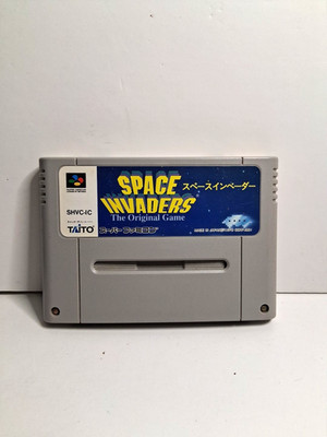 Space Invaders The Original Game Super Famicom SFC Japan import TESTED B5