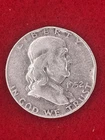 🌴1952 D Franklin Half Dollar 90% Silver Circulated, Not Graded