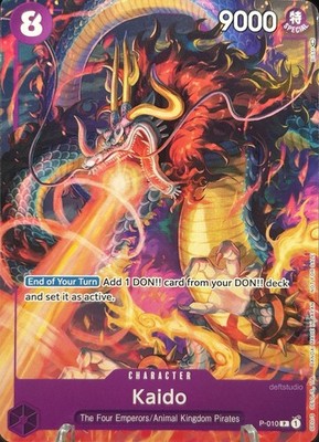 • Kaido • P-010 Alt Art Tournament Pack Vol. 1 Promotion One Piece TCG NM