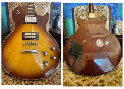 Greco EG-420S 1970s Vintage Les Paul Custom Electric Guitar Sunburst