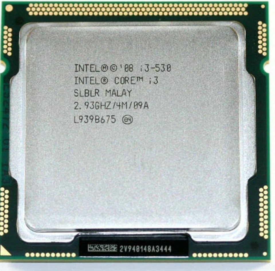 Intel Core i3-530 CPU Dual-Core 2.93GHz 4MB 2.5 GT/s DMI LGA1156 SLBLR Processor - Image 3 of 4
