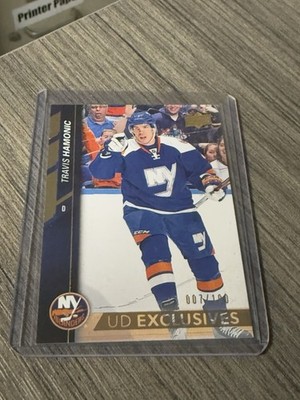 2015/16 Travis Hamonic Upper Deck UD Exclusives /100 Detroit Red Wings #123