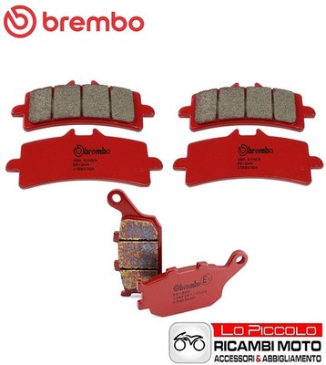 BREMBO Rote Vorder- Und Hinterbremsbeläge Für SUZUKI GSX-S 1000 F 2015 2016
