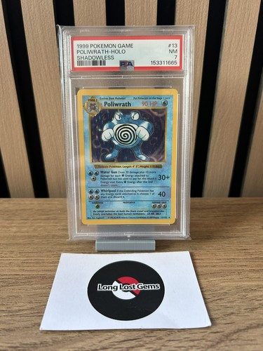 Poliwrath (Shadowless) graded PSA 7 for sale on eBay