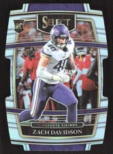 9404I 2021 Panini Select #95 Zach Davidson Silver Prizm Die Cut