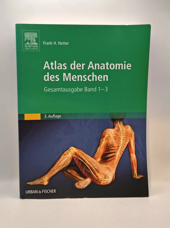 Frank H. Netter, Atlas der Anatomie des Menschen - Gesamtausgabe Band 1-3 in ein - Bild 1 von 1