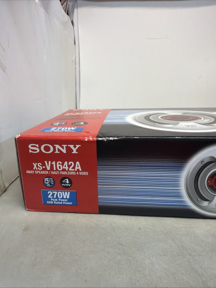 Vintage 1990's Sony Xplode XS-V1642A 6 1/2” Speakers Set 270 Watts