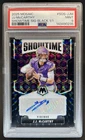 2025 Panini Mosaic JJ McCarthy Showtime Signatures Black Prizm Auto #1/1 PSA 9