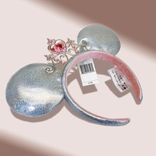 Disney- Parks Princess Iridescent Tiara Minnie Mouse Ears Headband 2026