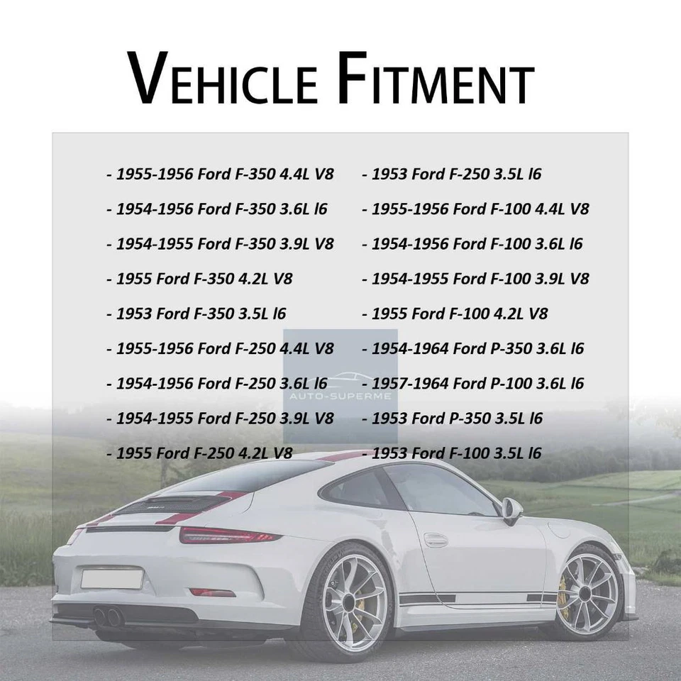 Manguera de refrigerante de radiador superior para GMC 250-22 1951-1953 GMC 250-24 1953 Foto 4 de 4
