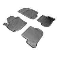 3D Gummi Fussmatten Mit Rand FüR Skoda Yeti | Typ 5L | 2009-2017 | Passgenau