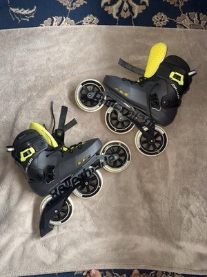 ROLLERBLADE MAXXUM EDGE 125 3WD INLINE SKATES MEN's Size 10.5 US - WORN