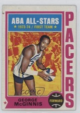 1974-75 Topps George McGinnis #220 HOF 1e5k