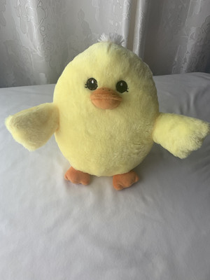 Easter Egg Spring Duck Plushy Stuffed Toy Deana Brand For Play Or Decor Yellow