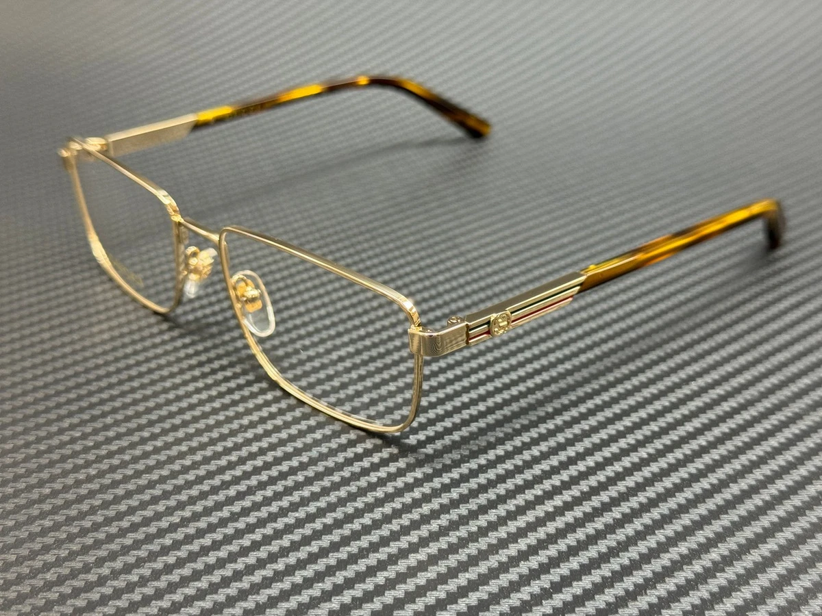 Gucci Gold Square Eyeglass Frames for sale | eBay