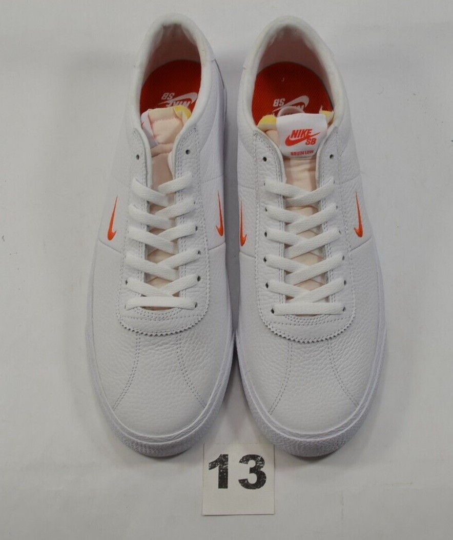 Nike SB Zoom Bruin Orange Label White Team Orange AQ7941-101 Size 11.5 Nike SB Zoom Bruin White Team Orange AQ7941-101 (D) (798  main image 3