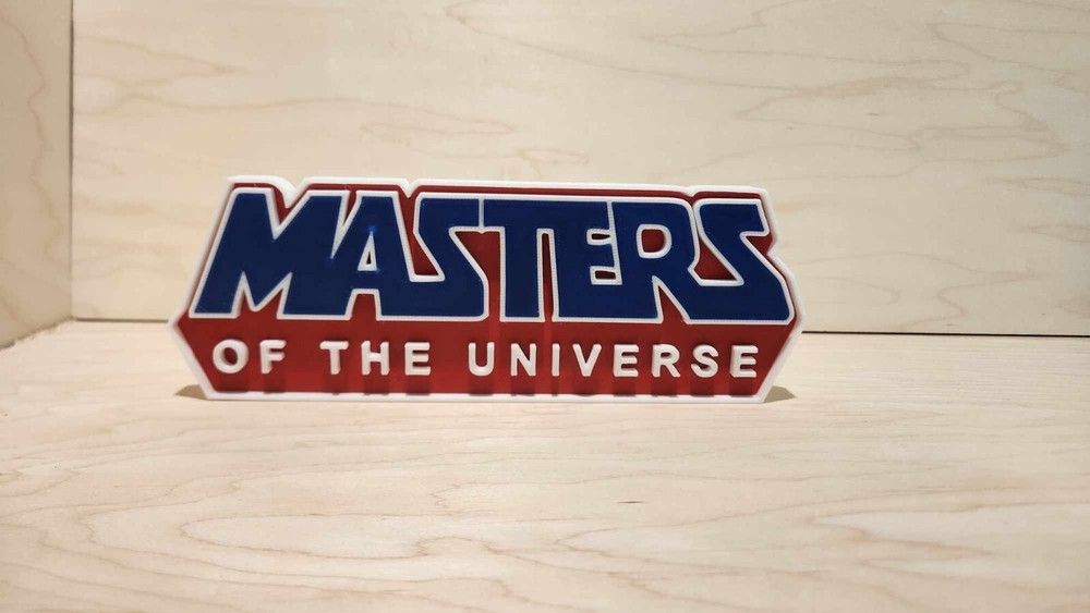MOTU Display Sign Masters of the Universe Sign. MOTU Stand Display