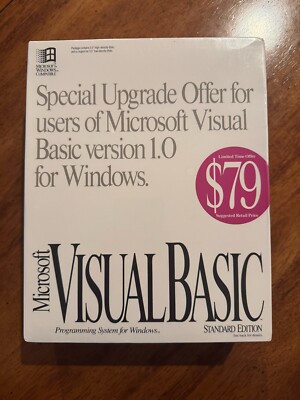Microsoft Visual BASIC 2.0 Standard Edition - New