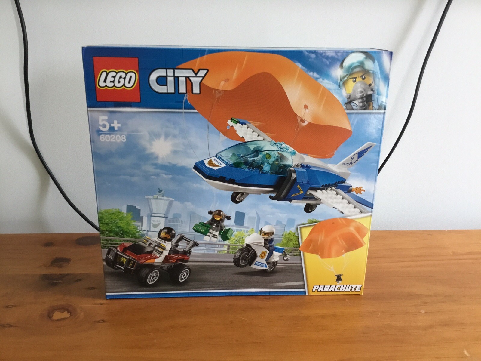 lego city sky police parachute arrest 60208