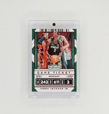Jaren Jackson JR NBA Panini Contenders Draft Picks RED Parallel Game Ticket #45