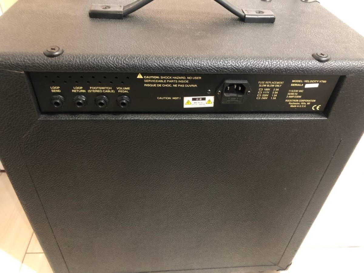 ROCKTRON VELOCITY VT60 Combo amplifier Maintenance completed