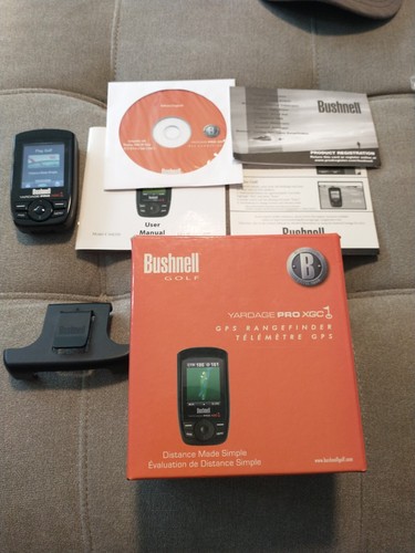 Bushnell Golf Yardage Pro XGC Golf GPS Entfernungsmesser Regenfest iGolf Komplettset