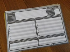 BLOCCO FOGLI ESERCITO  EPIC 40K  40000 WARHAMMER RICAMBI GAMES WORKSHOP OOP ..