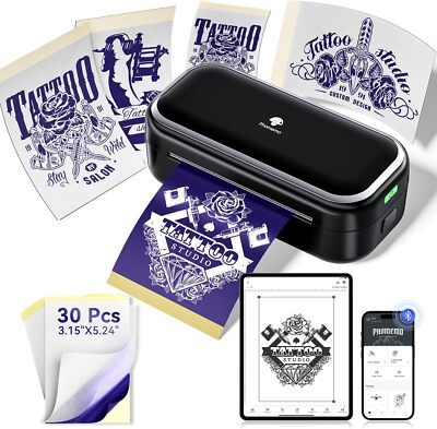 Phomemo TP31 Tattoo Schablonendrucker Mini Tattoo Drucker für Tattoo Anfänger