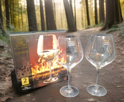 Wilmax England Crystalline 27oz Wine Goblet 9.75''H WL-888000  2 PCS