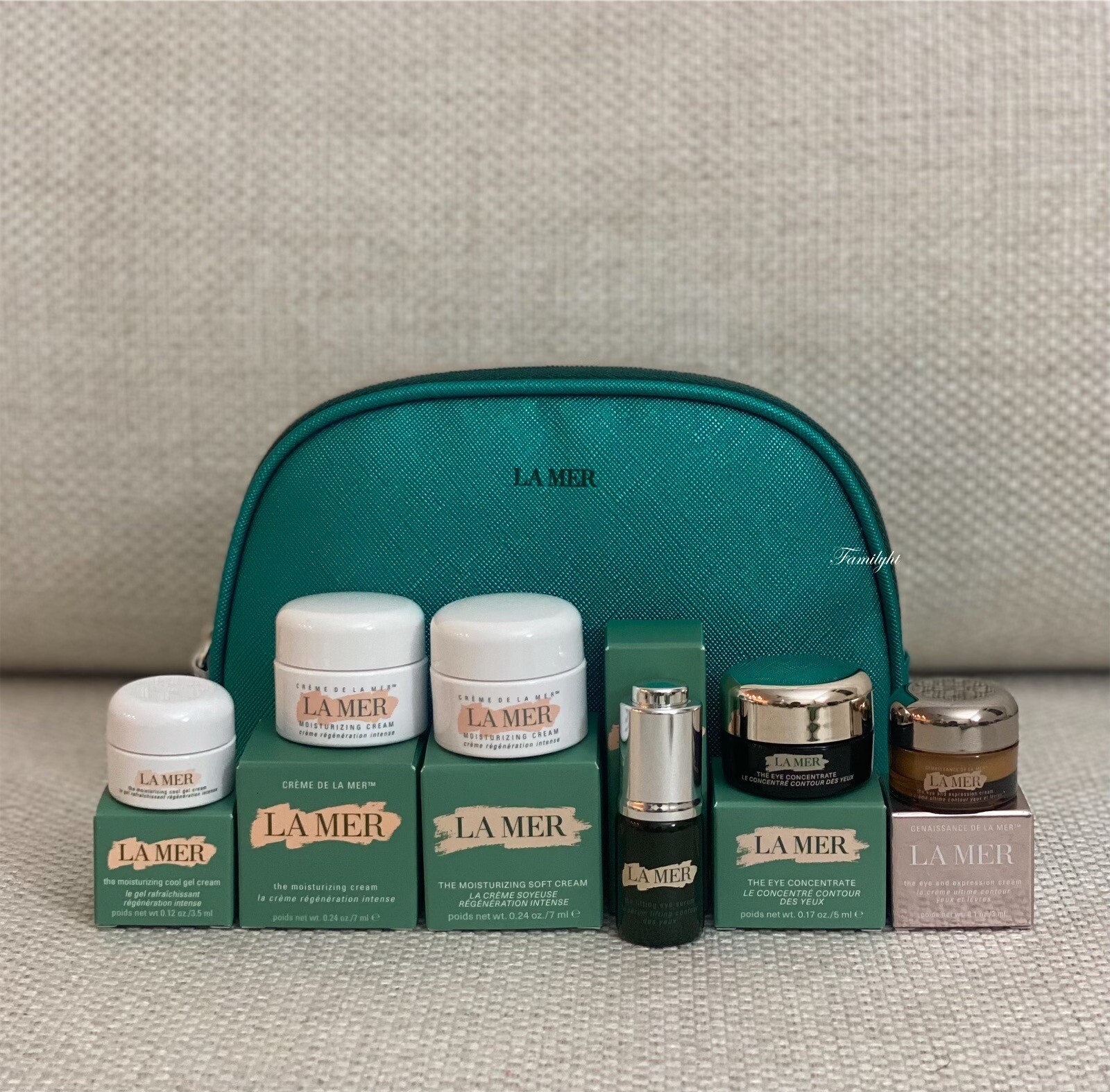 LA MER Set Moisturizing Cream/Eye Concentrate/Lifting Eye Serum