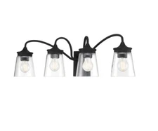 New Park Harbor La Maida PHVl3154MB bathroom light (4) in matte black
