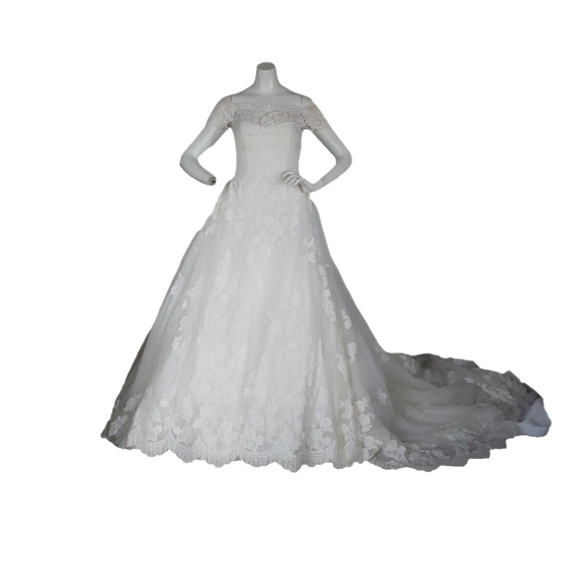 Poliéster Baile Vestido Vestidos de novia Imperio