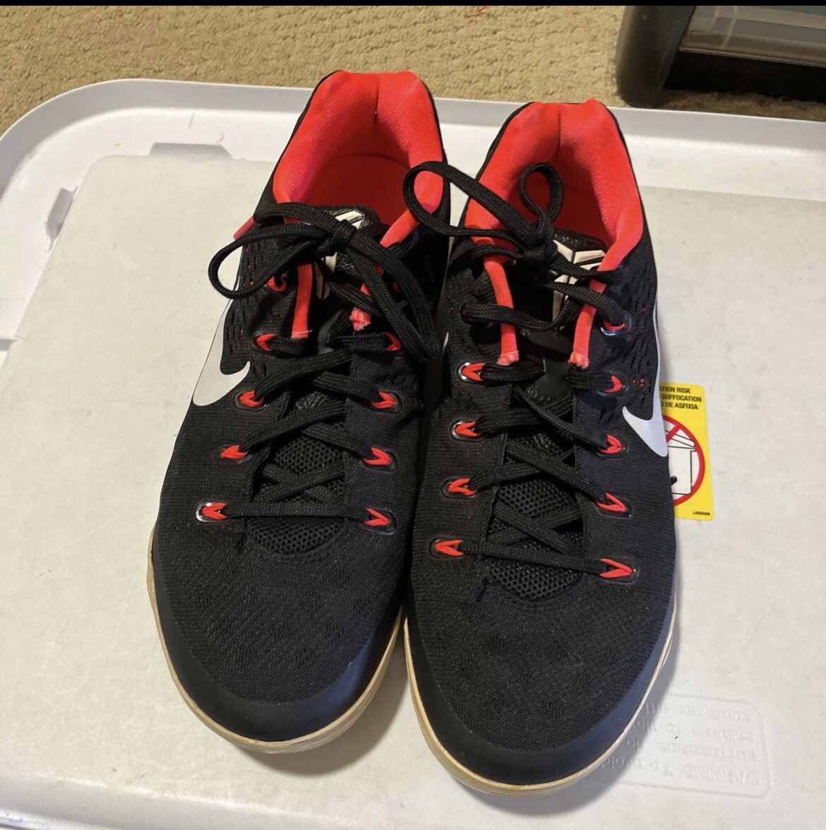 Nike Kobe IX 9 EM Low Laser Crimson (646701-001) Men display picture 2