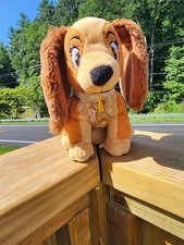 Disney Lady and The Tramp Plush Stuffed Toy Animal Just play 6" Cocker Spaniel